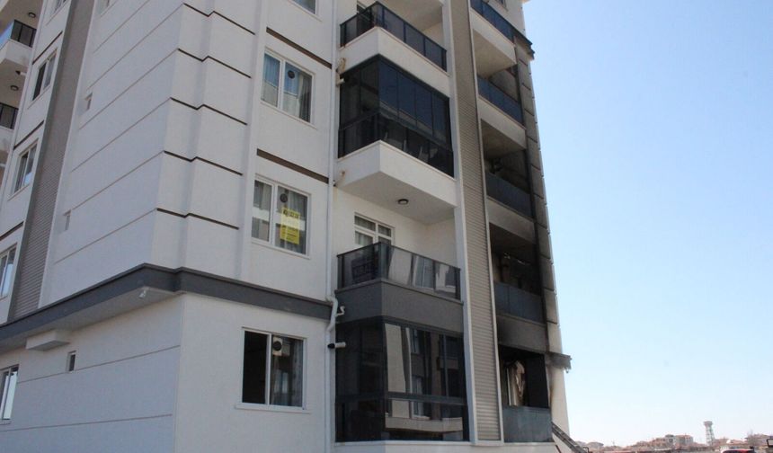 Aksaray'da apartman yangını çıktı