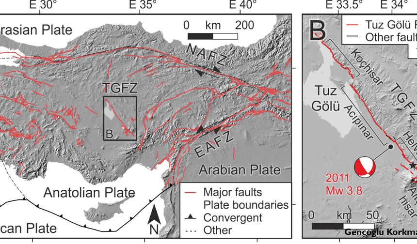 Tuz Gölü Fayı’yla ilgili çarpıcı araştırma: İç Anadolu genişliyor