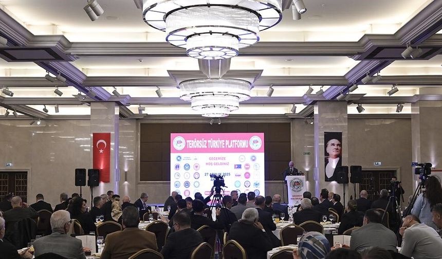 Ankara’da Terörsüz Türkiye Platformu’ndan anlamlı iftar programı
