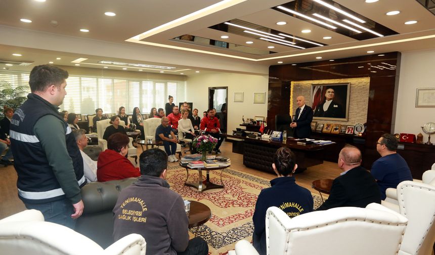 Başkan Fethi Yaşar’dan Sağlık Çalışanlarına Tıp Bayramı Ziyareti