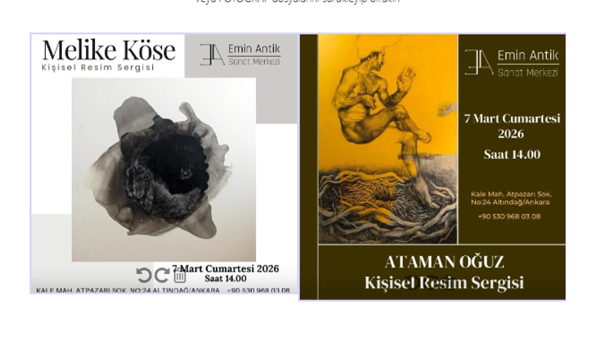 Delilik ve duygular tuvale yansıdı: İki sanatçıdan ortak sergi!