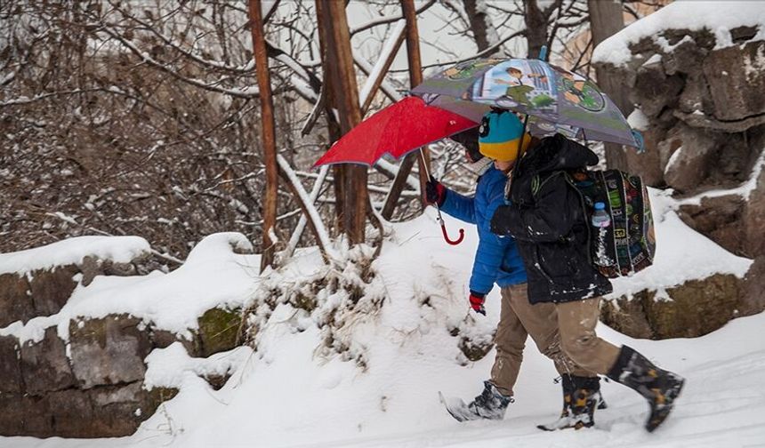 Hakkari’de Eğitime Kar Tatili