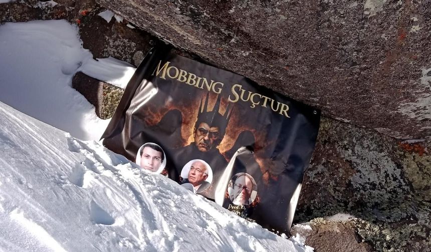 Mobbing İddiasıyla Hasan Dağı'na Çıktı: Protestosunu Zirvede Sürdürdü