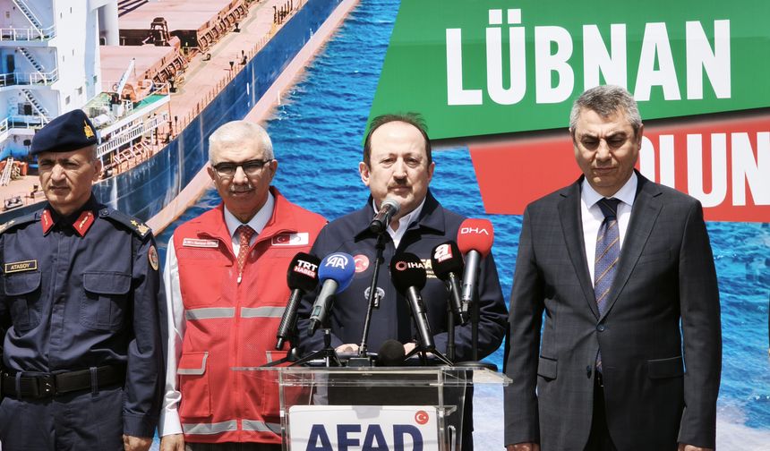 8’inci İyilik Gemisi Yola Çıktı: Lübnan’a Dev Yardım