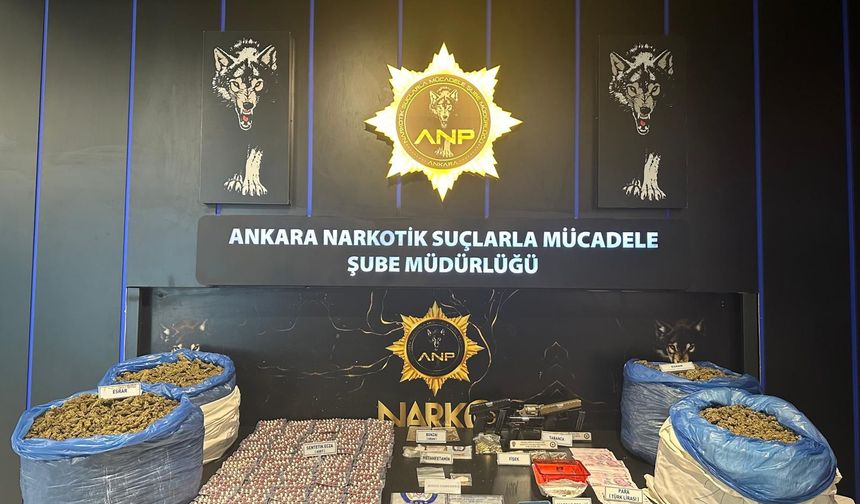 Ankara'da uyuşturucu operasyonları yapıldı