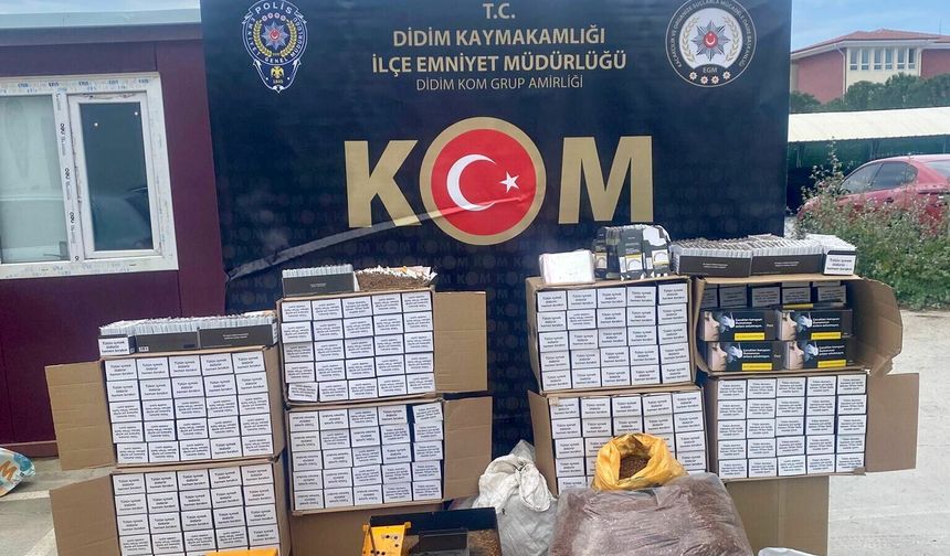 Aydın'da kaçakçılık operasyonu