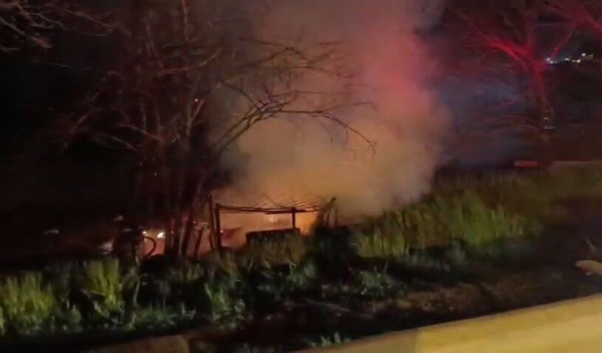 Ereğli’de Plaj Yakınında Yangın: 2 Baraka Kullanılamaz Hale Geldi