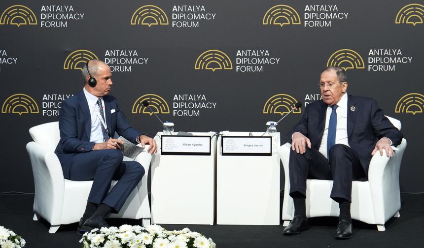 Lavrov'dabn Antalya Diplomasi Forumu'nda dikkat çeken açıklama