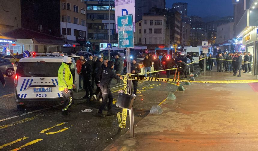 Rize'de silahlı kavga