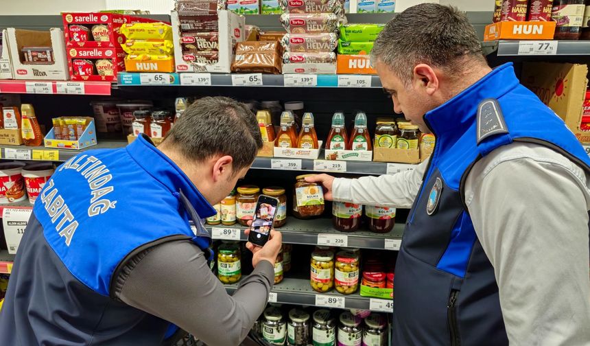 Altındağ’da Zincir Marketlere Sıkı Denetim