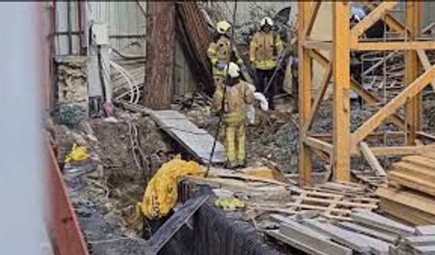 Amasya’da inşaattan düşen işçi hayatını kaybetti