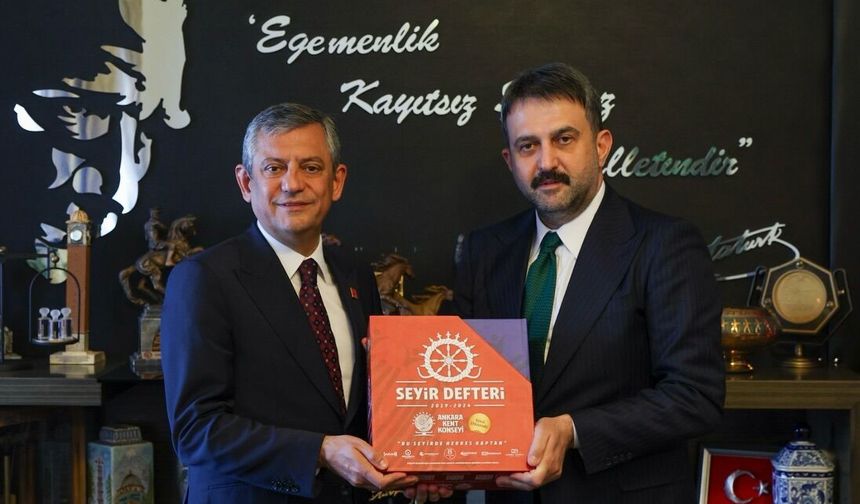 Ankara Kent Konseyi’nden Özgür Özel’e Ziyaret