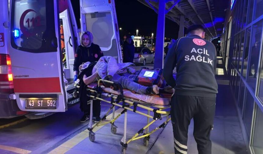 Kütahya’da Gece Yarısı Korku Dolu Anlar: 2 Kişi Hastanelik