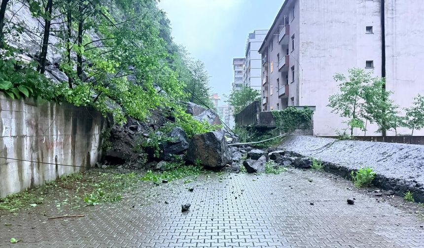 Artvin'de sağanak dereyi taşırdı