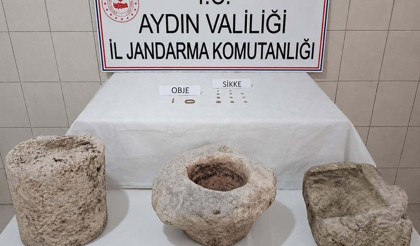 Aydın'da 'tarihi eser' operasyonu