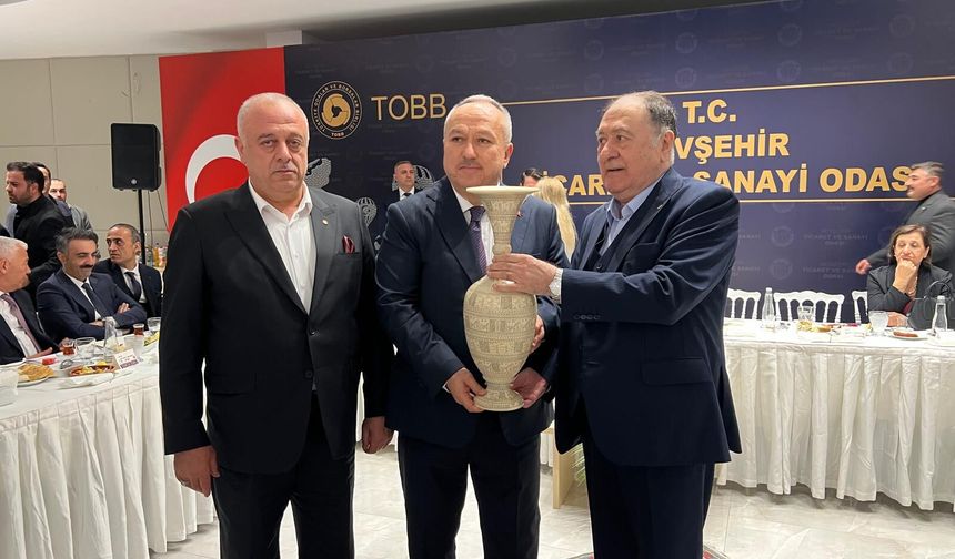 EGM’ye atanan Ali Fidan’a Nevşehir’de veda yemeği