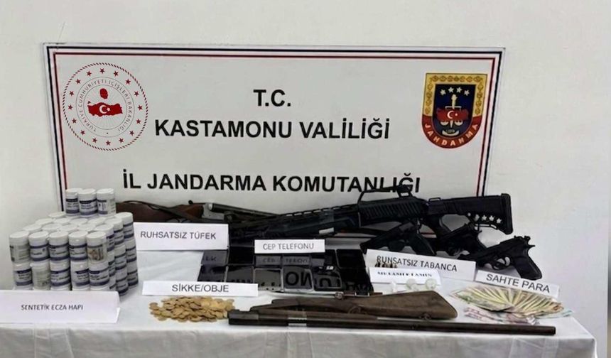 Kastamonu merkezli 3 ilde uyuşturucu operasyonu