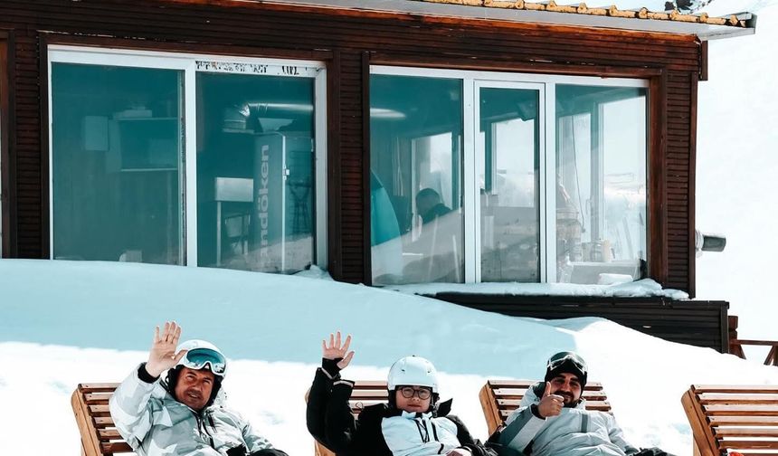 Palandöken'de kayak sezonu devam ediyor