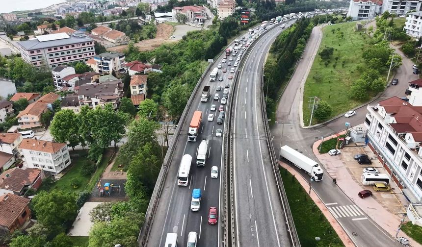 TEM'de Bayram Yoğunluğu Başladı!