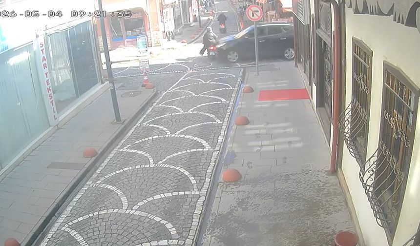 Tokat'ta cip ile motosiklet çarpıştı