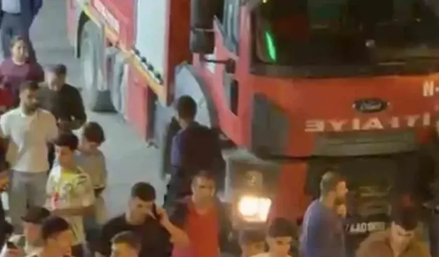 Mardin’de Apartman Dairesinde Korkutan Yangın