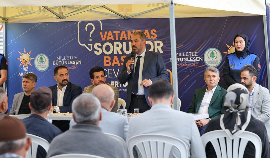 Pursaklar’da Vatandaşlar Sorularını Yöneltti, Başkan Çetin Yanıtladı