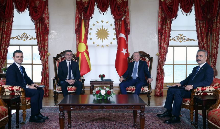 Cumhurbaşkanı Erdoğan, Kuzey Makedonya Başbakanı İle Görüştü!
