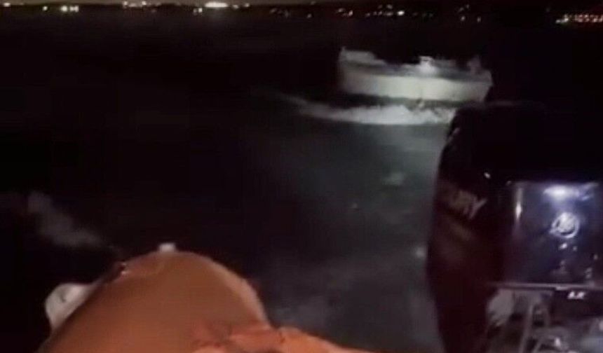 Gölde mahsur kalan 2 kişi kurtarıldı