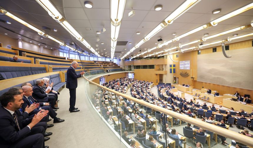 TBMM Başkanı Kurtulmuş, İsveç’te Norlen ile görüştü