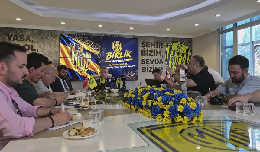 Ankaragücü Başkanı İlhami Alparslan Gazetecilerle Bir Araya Geldi