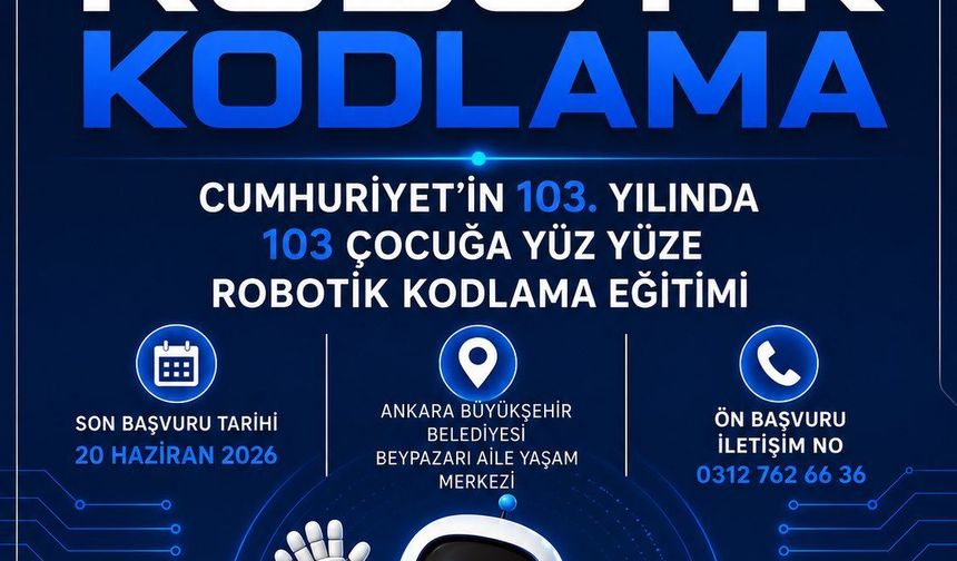 Beypazarı’nda Robotik Kodlama Eğitimi Başlıyor