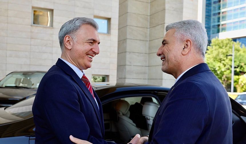 Bakan Bolat, Moldova heyetiyle bir arada!