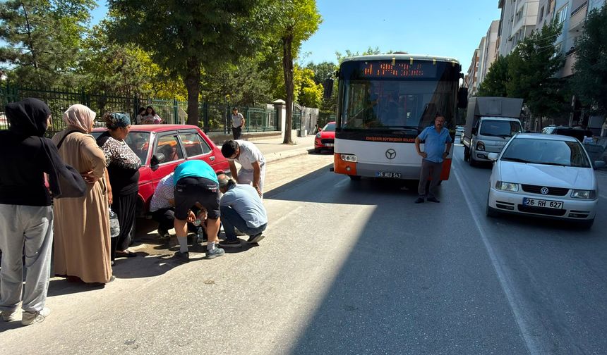 Belediye otobüsünün çarptığı çocuk yaralandı