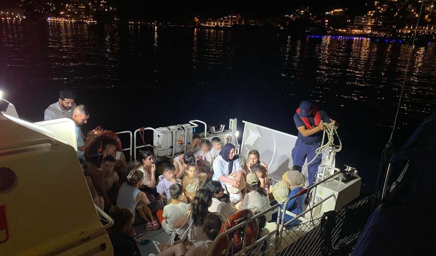 Bodrum'da 40 kaçak göçmen yakalandı