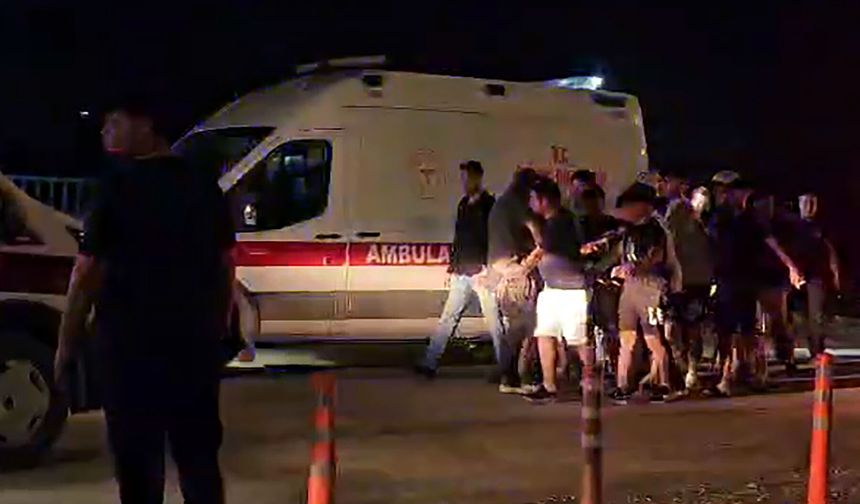 Cip, yapımı süren köprüden düştü