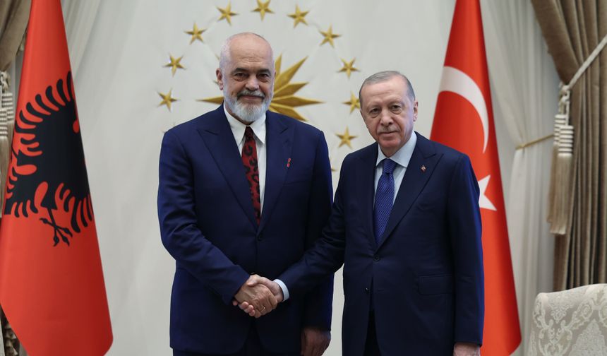 Cumhurbaşkanı Erdoğan, Rama'yı kabul etti