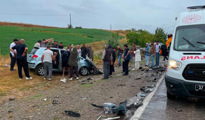 Kastamonu'da zincirleme kaza: 1 kişi, 6 kişi yaralandı