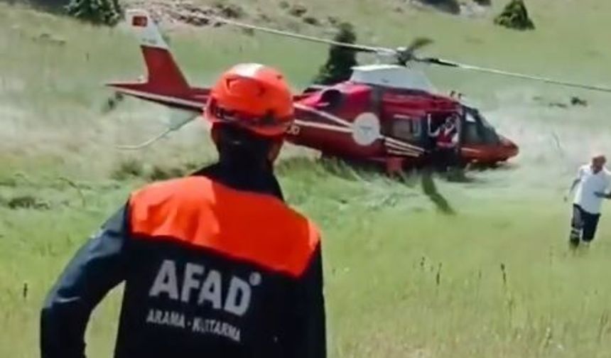 Konya'da 6 gündür aranan vatandaş dağlık arazide sağ bulundu