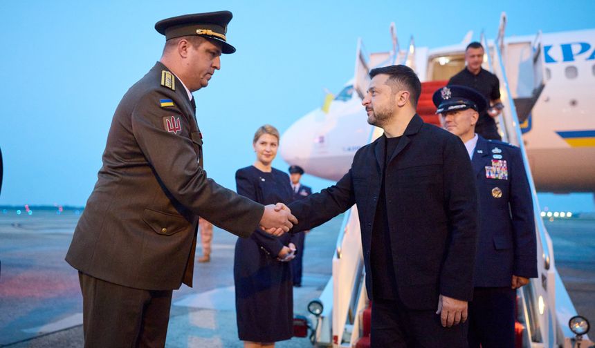 Ukrayna Devlet Başkanı Volodimir Zelenskiy, ABD'ye gitti!