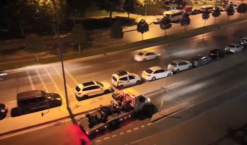 Yaya Yolunu İşgal Eden Motosikletlilere Dronlu Denetim!