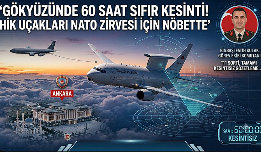 Gökyüzünde 60 Saat Sıfır Kesinti! HİK Uçakları Nöbette