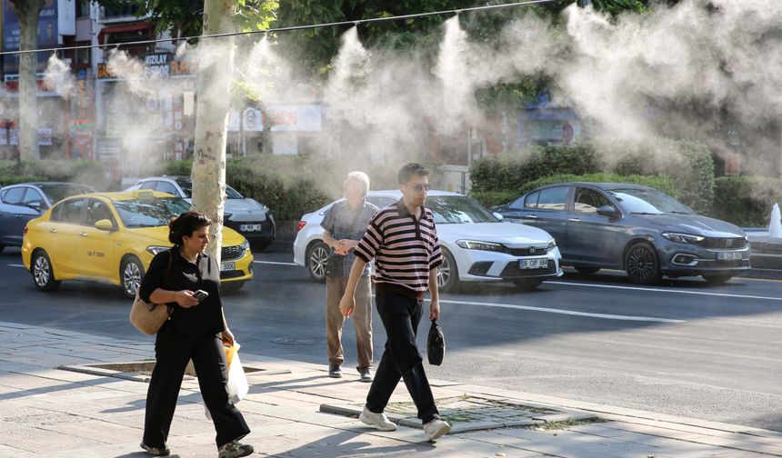 Başkent’te sıcak havalara karşı 170 metrelik serinletme sistemi