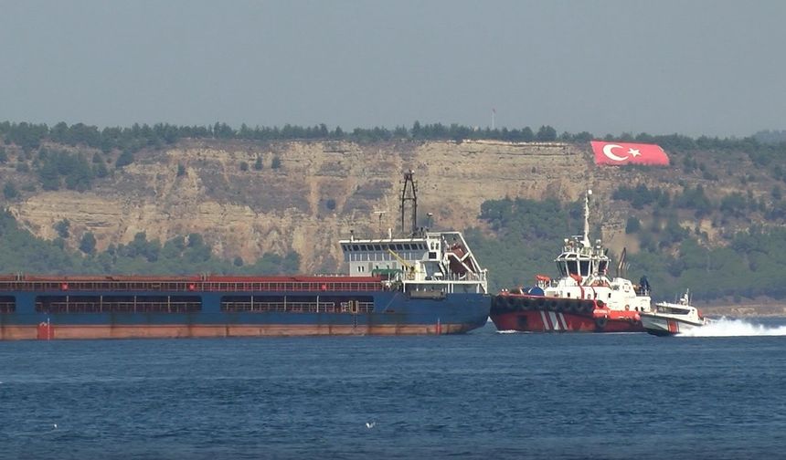 Çanakkale Boğazı'nda Gemi Arıza Yaptı!