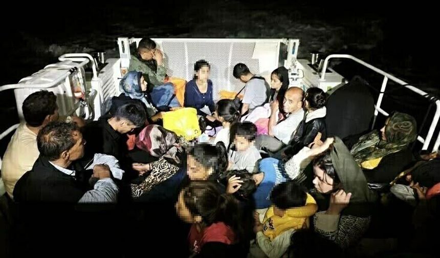 Çanakkale'de 32 kaçak göçmen yakalandı