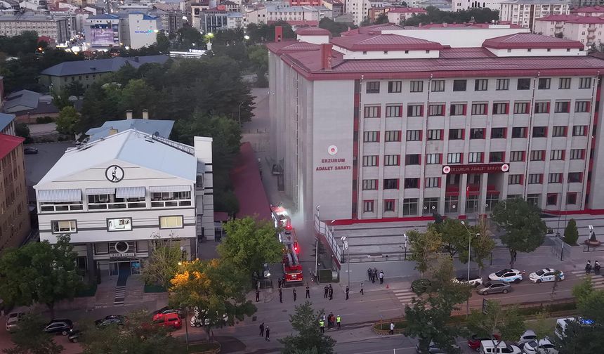 Erzurum Cumhuriyet Başsavcılığı'ndan yangın açıklaması!