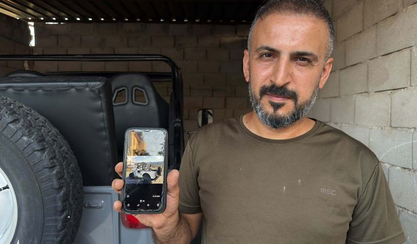Klasik araç tutkunu esnaf, 74 yıllık cipi restore ettirdi
