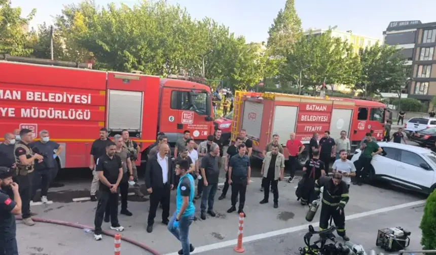 Batman’da spor salonunda yangın: 10 kişi yaralandı