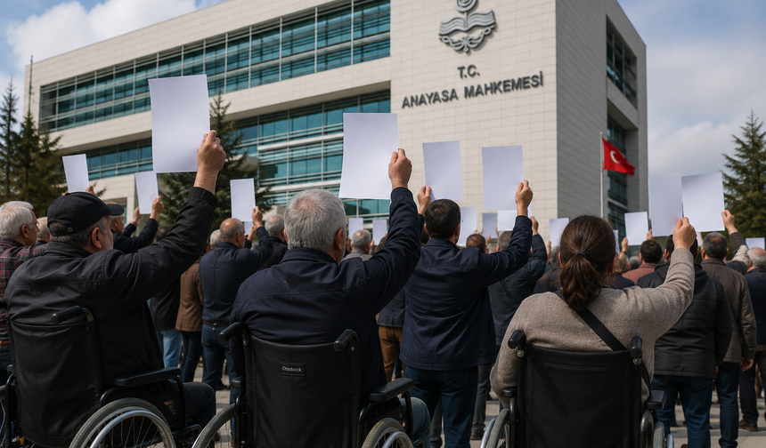 Engelli emeklilerden AYM’ye çağrı!