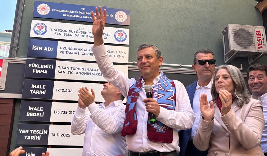 Özgür Özel’den Trabzon’da Çarpıcı Mesajlar