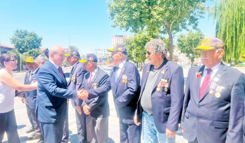 KKTC 5. Cumhurbaşkanı Tatar’dan Kayseri’de Gazilere Vefa Ziyareti